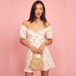 Reformation Bowie Linen Dress